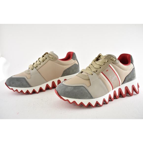 Christian Louboutin Nastroshark Donna Flat Saharienne Platform Lowtop Sneaker 38 - Picture 11 of 14